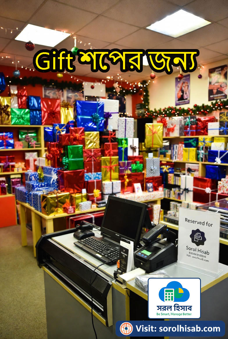 সরল হিসাব Festival Gift Shop Management Software দিয়ে Gift Item Stock ও POS Management