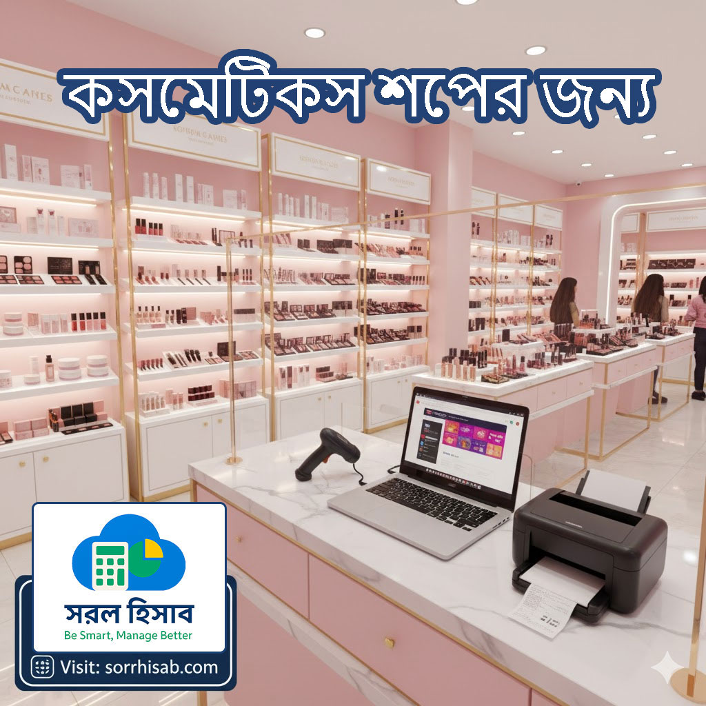 সরল হিসাব Cosmetics Shop and Beauty Store Management Software for Stock Sales Billing and
